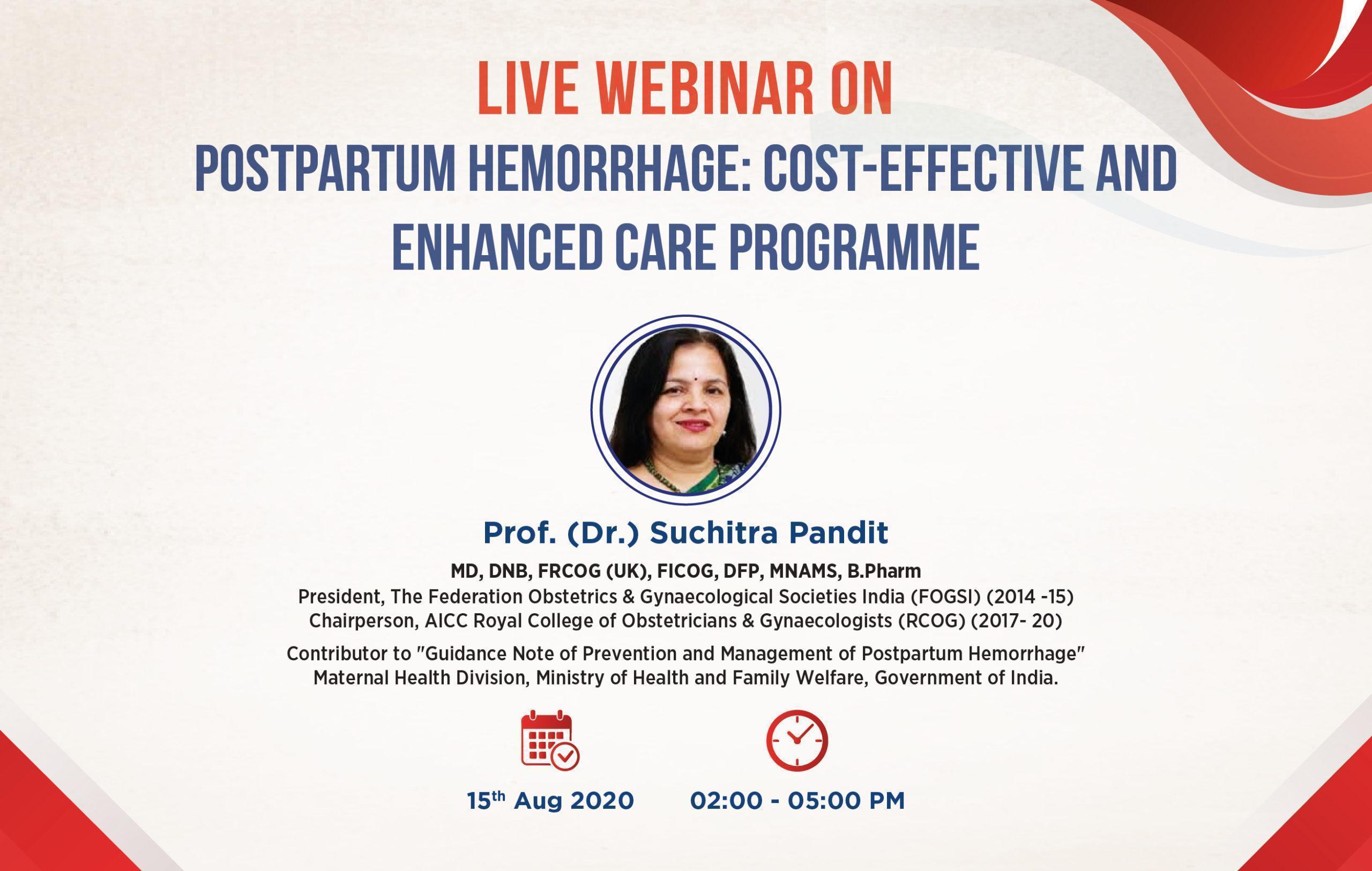 Postpartum Hemorrhage : Cost-Effective and Enhanced Care Programme