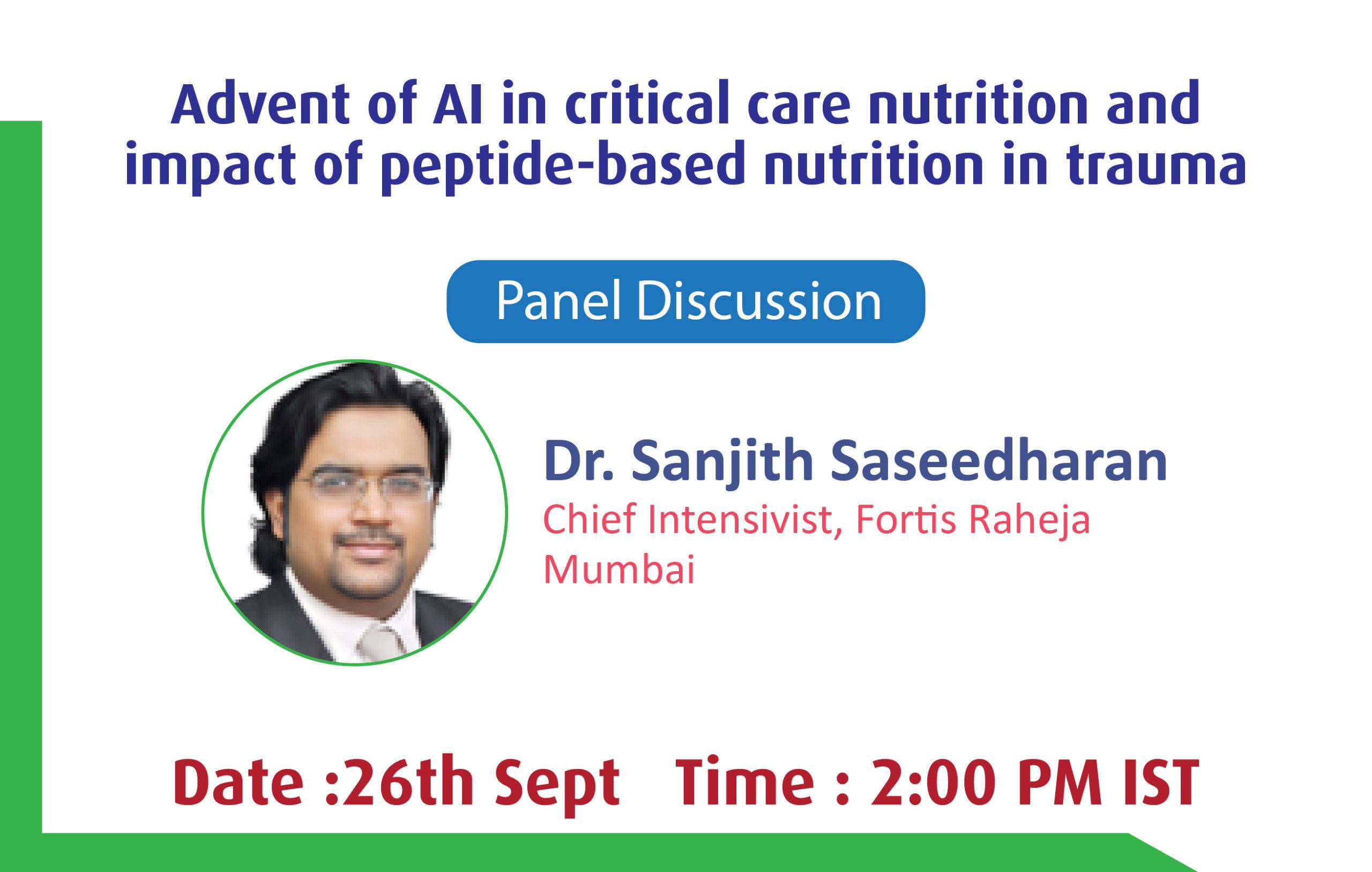 Advent of AI in critical care nutrition and impact of peptide-based nutrition in trauma